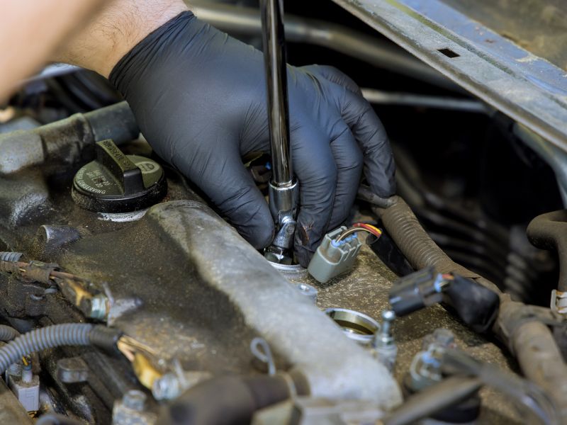 Tháo bugi đúng kỹ thuật và đặt theo thứ tự để dễ kiểm soát