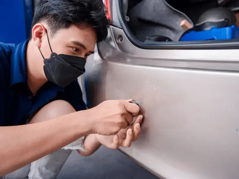 Vệ sinh các mắt của cảm biến