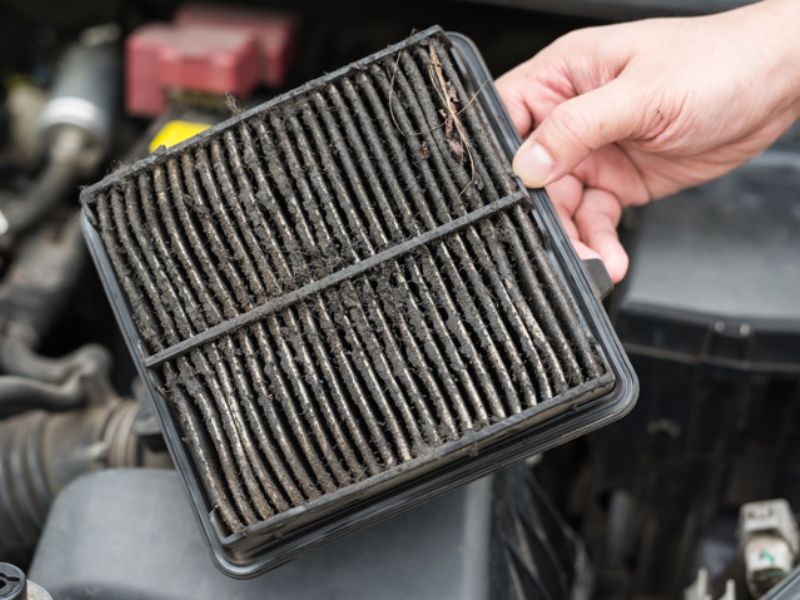 Động cơ ga 1200Rpm rung nổ không đều: Nguyên nhân & khắc phục 2 Lọc gió và đường nạp khí bẩn