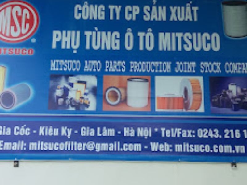 Cty Cp Sản Xuất Phụ Tùng Ô Tô Mitsuco