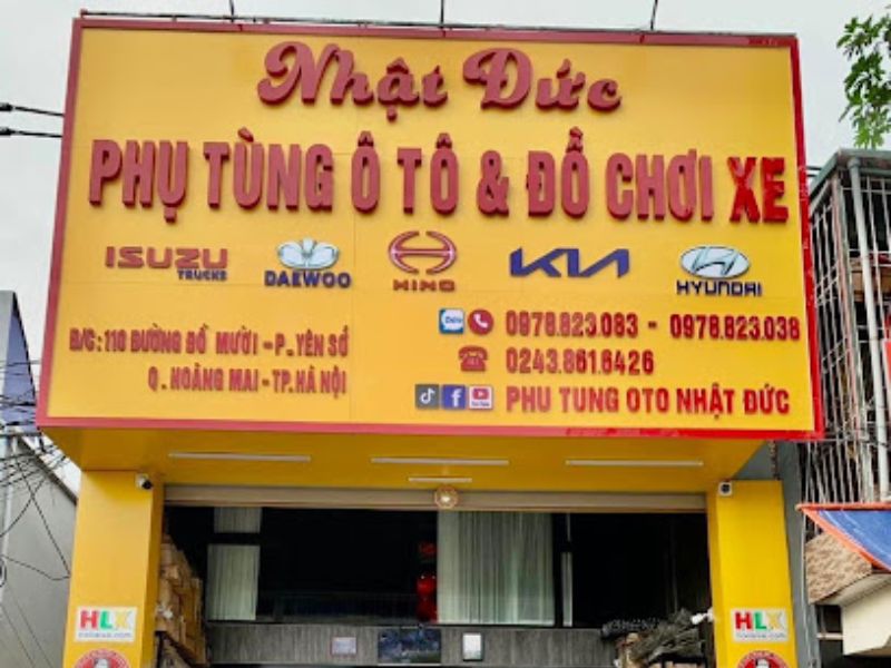 5+ Địa chỉ phụ tùng ô tô Hoàng Mai uy tín, chất lượng 3 Phụ tùng ô tô Nhật Đức