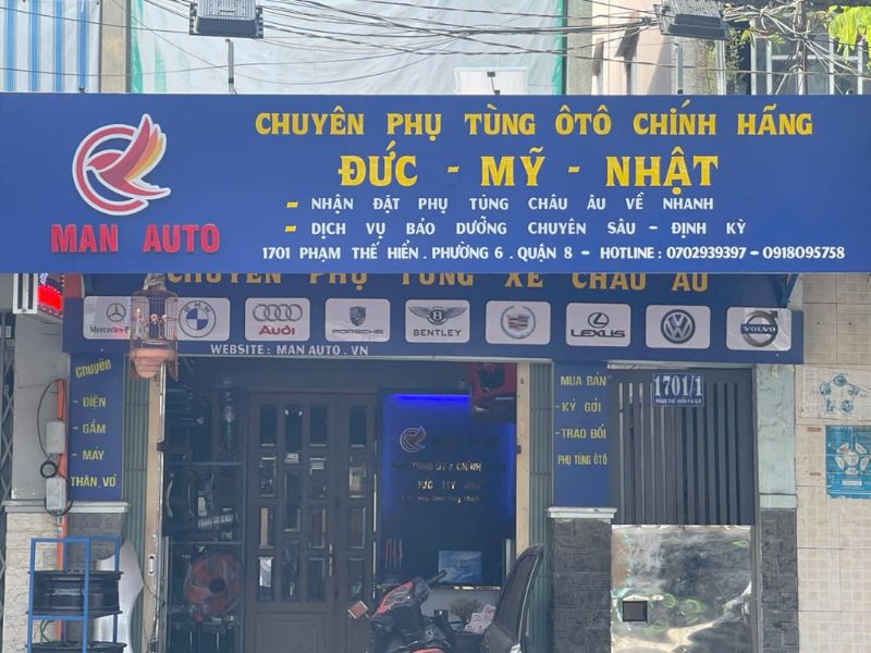 Man Auto - Phụ tùng ô tô quận 8 giá tốt