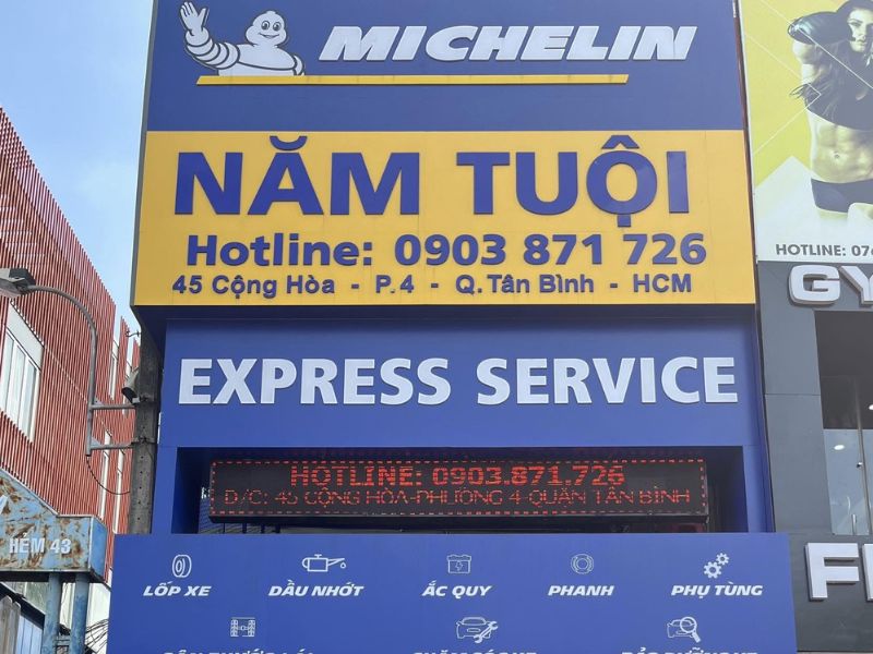 Top 4 địa chỉ phụ tùng ô tô Tân Bình uy tín, chất lượng cao 3 Năm Tuội Michelin Car Service