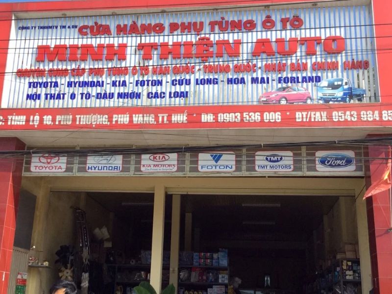 Cửa hàng phụ tùng ô tô Minh Thiện