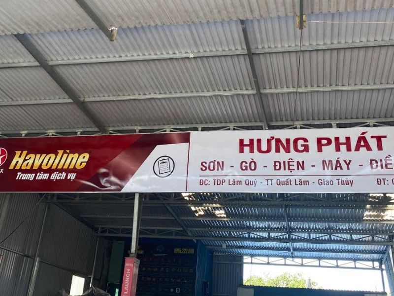 Top 6 địa chỉ phụ tùng ô tô Giao Thuỷ giá tốt, chất lượng cao 2 Garage ô tô Hưng Phát