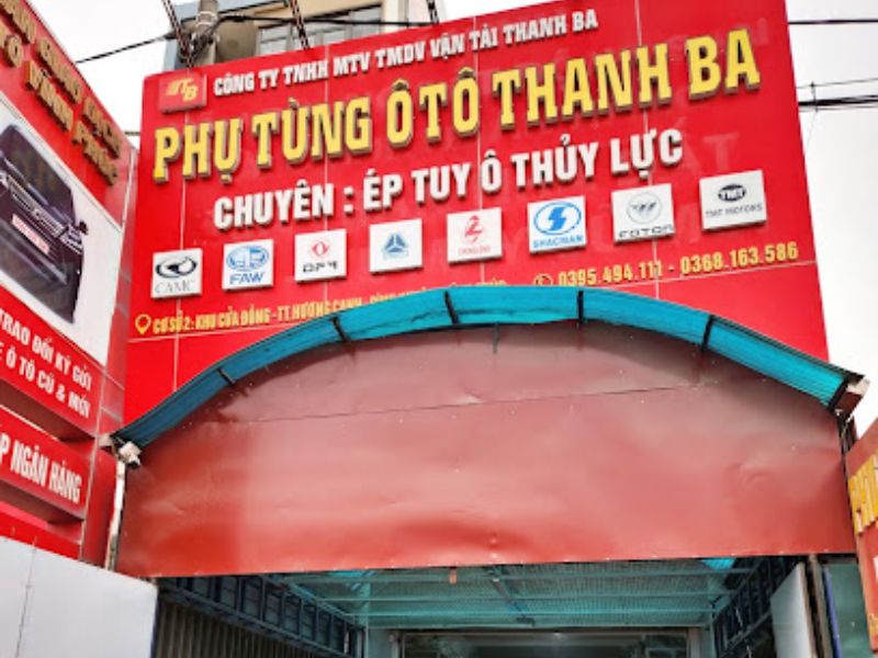 Cửa Hàng Phụ Tùng Ô Tô Thanh Ba