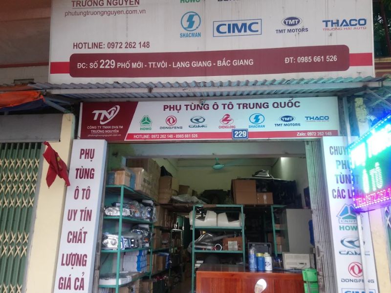 Top 5 địa chỉ phụ tùng ô tô Lạng Giang uy tín, giá tốt 2 Phụ tùng ô tô Trường Nguyên
