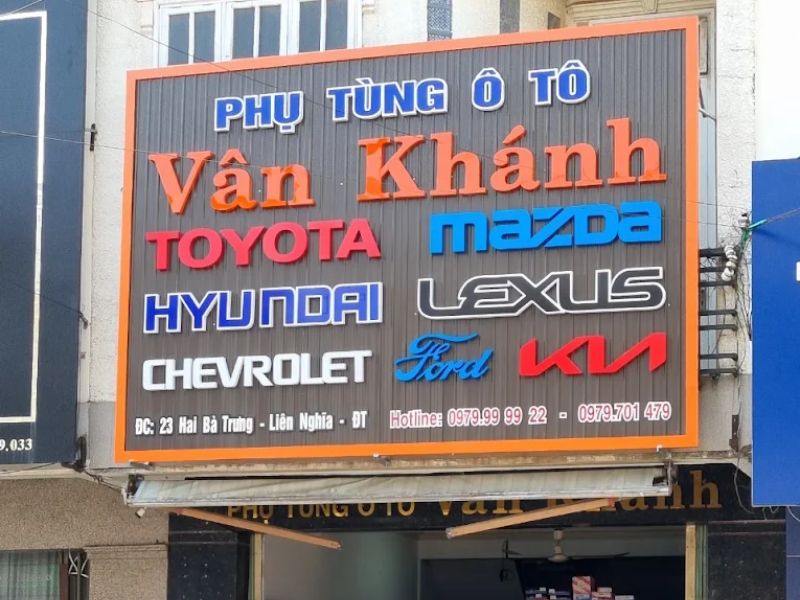 Top 7 địa chỉ phụ tùng ô tô Lâm Đồng chất lượng vượt trội, giá tốt 4 Phụ tùng ô tô Vân Khánh